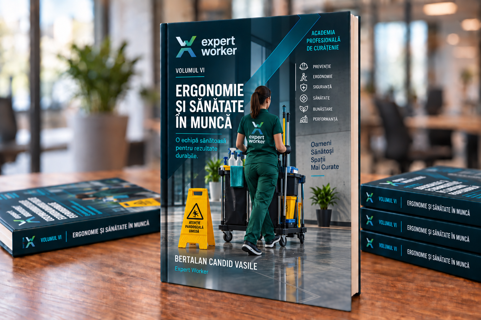 Ergonomie, sanatate si siguranta in curatenia profesionala — coperta